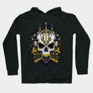 Mecha Skull S01 D90 Hoodie